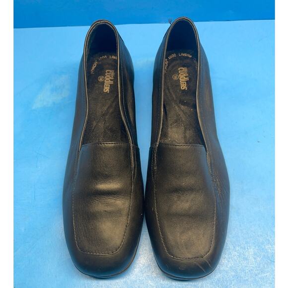 Cobbie Cuddlers 27273 Black Leather Oxford Shoes Womens 7.5 W Excellent Comfort - Picture 4 of 11